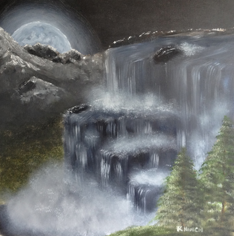 Moonlit Falls